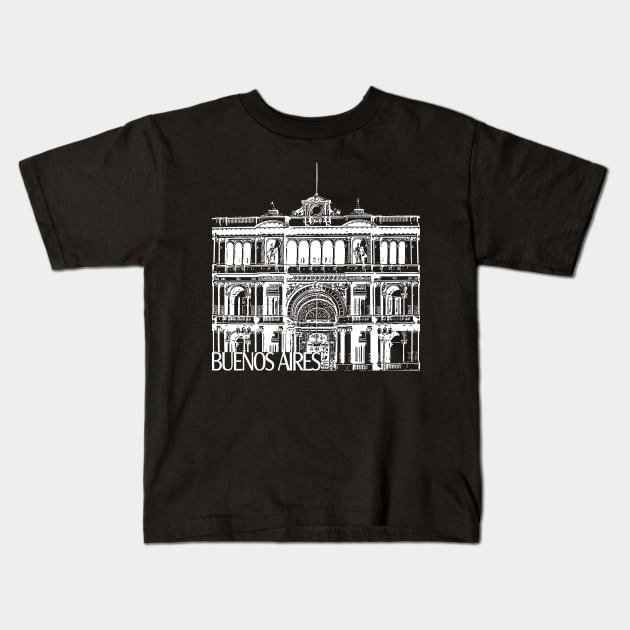 Buenos Aires Kids T-Shirt by TravelTs